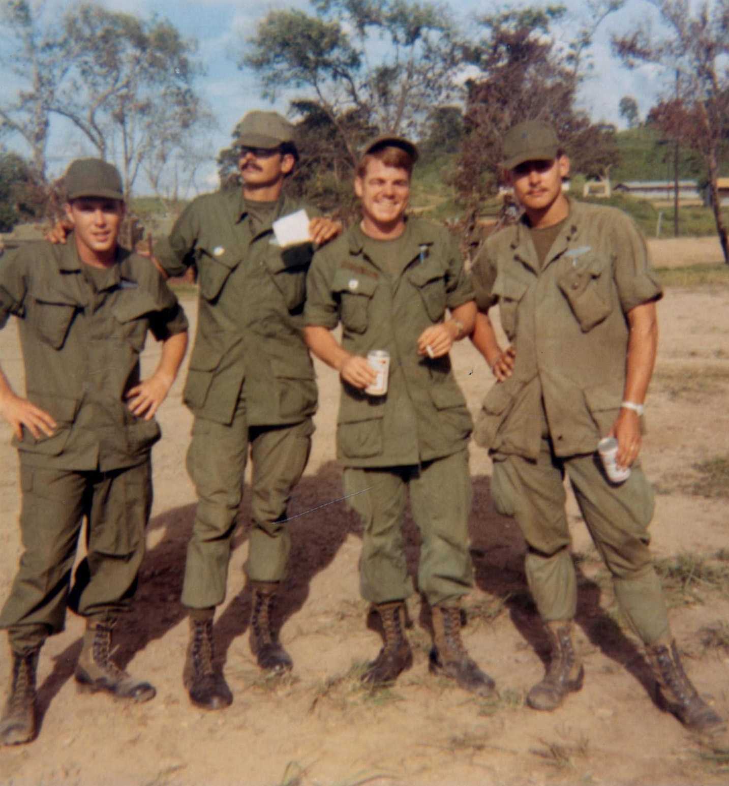  Four  Sergeants  Having  A  Beer  In  Base Camp